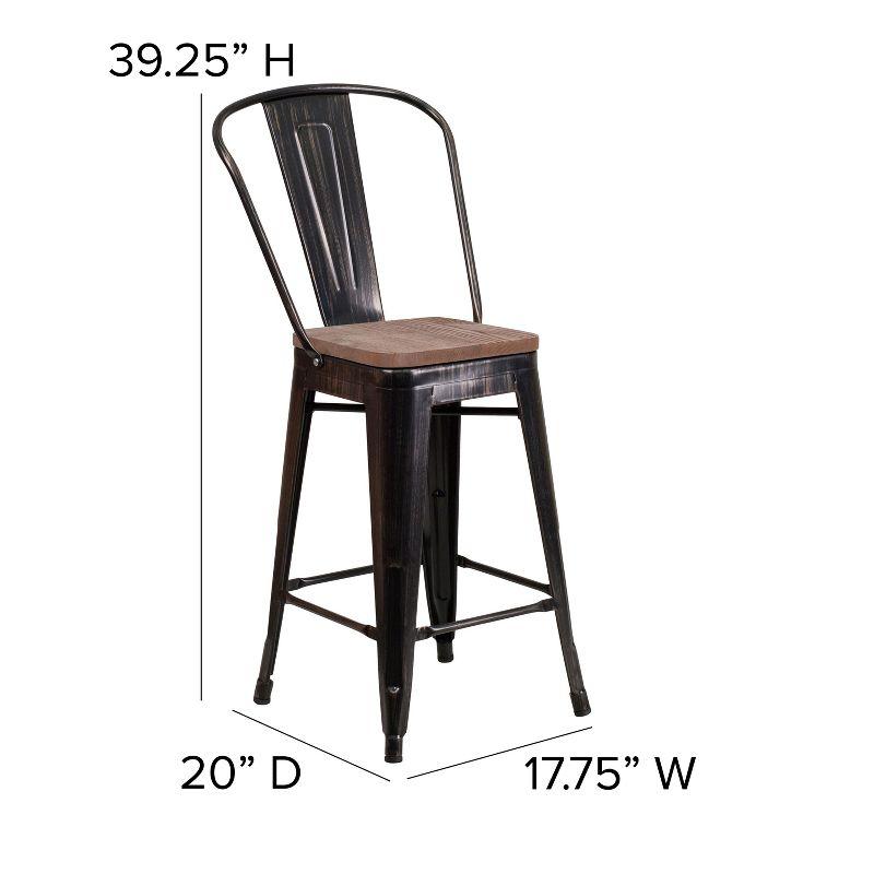 Steel Outdoor Stool