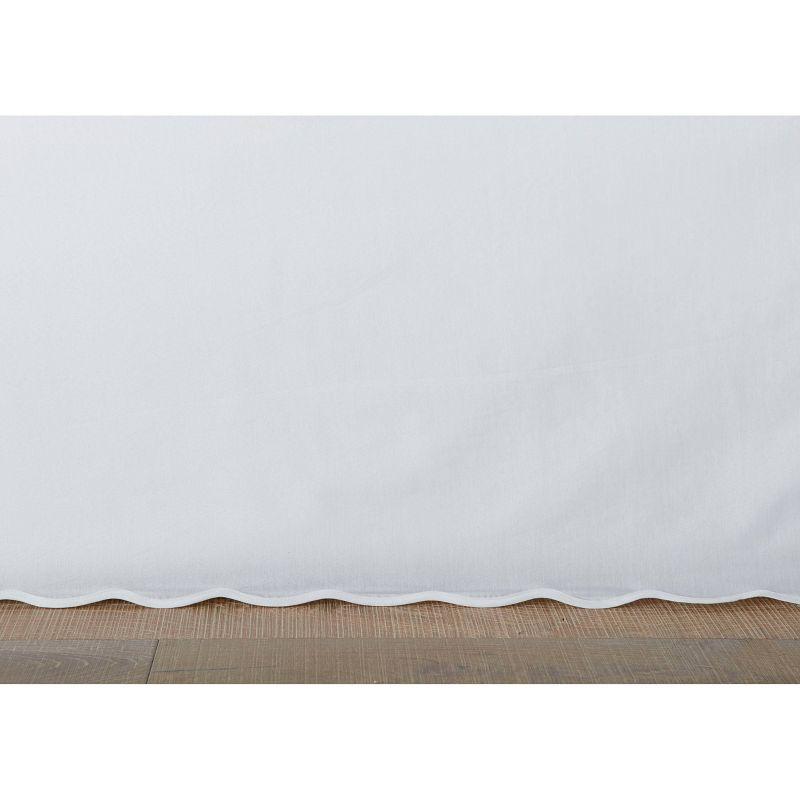 Stone Cottage Bedding Stone Cottage Solid Scalloped Cotton Bedskirt