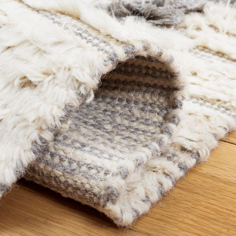 Kenya KNY954 Hand Woven Area Rug - Ivory/Gray - 8'x10' - Safavieh.