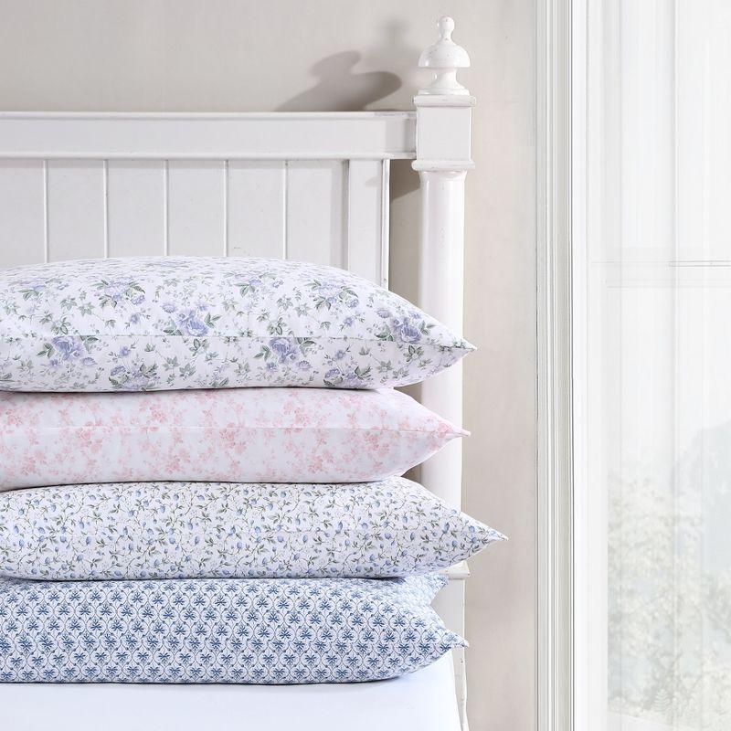 Laura Ashley Sateen Cotton Printed Sheet Sets