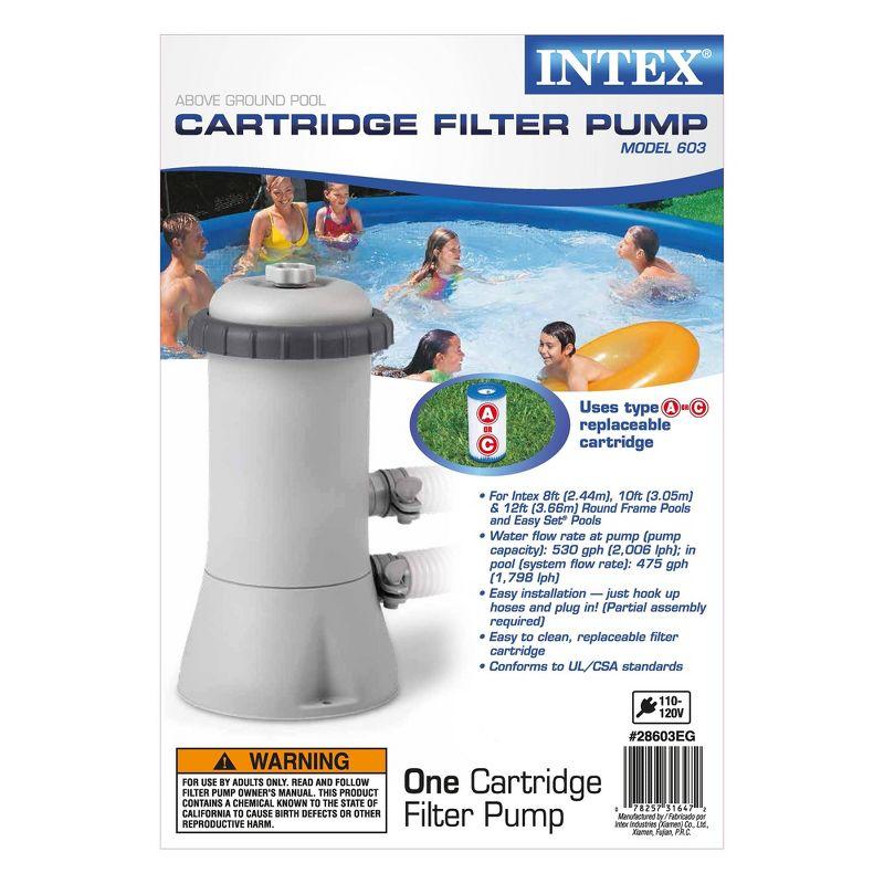 Intex Plastic Round Inflatable Pool 33'' H x 180'' W x 180'' L