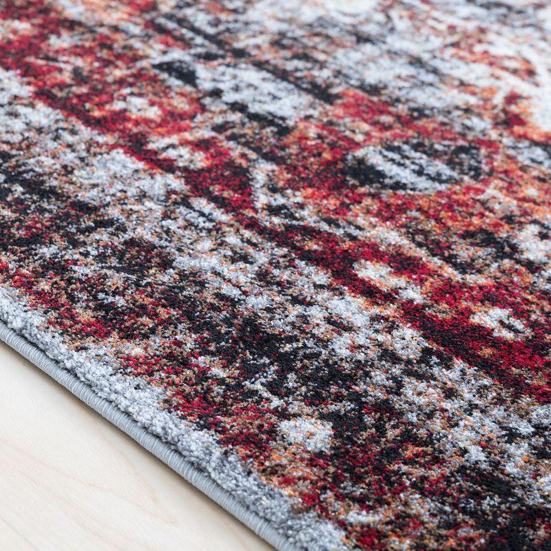 Mark & Day Libourne 7'10"x10'6" Rectangle Woven Indoor Area Rugs Burgundy