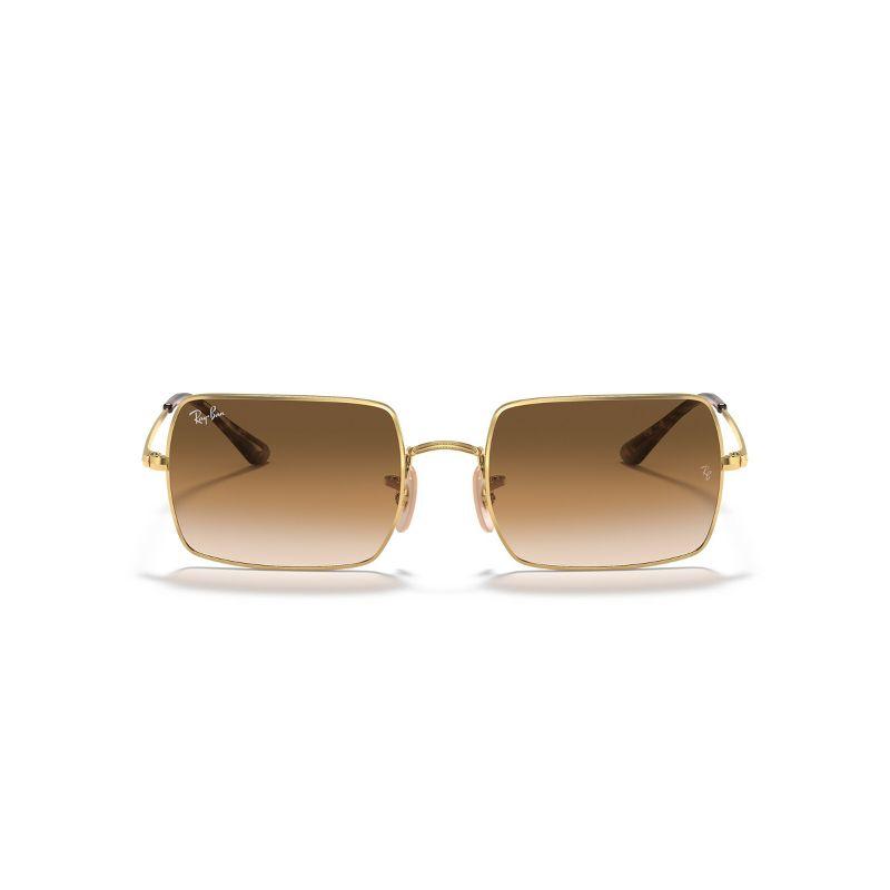 Ray-Ban RB1969 54mm Adult Rectangle Sunglasses Light Brown Gradient Lens