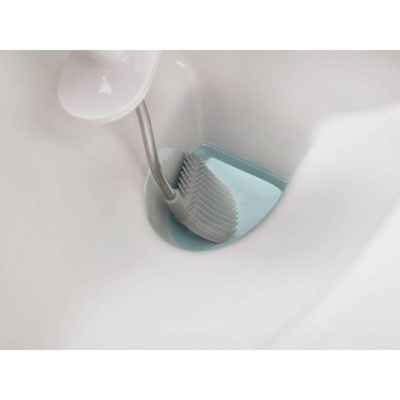 Joseph Joseph Flex Plus Anti-Drip Toilet Brush with Holder and Storage Caddy