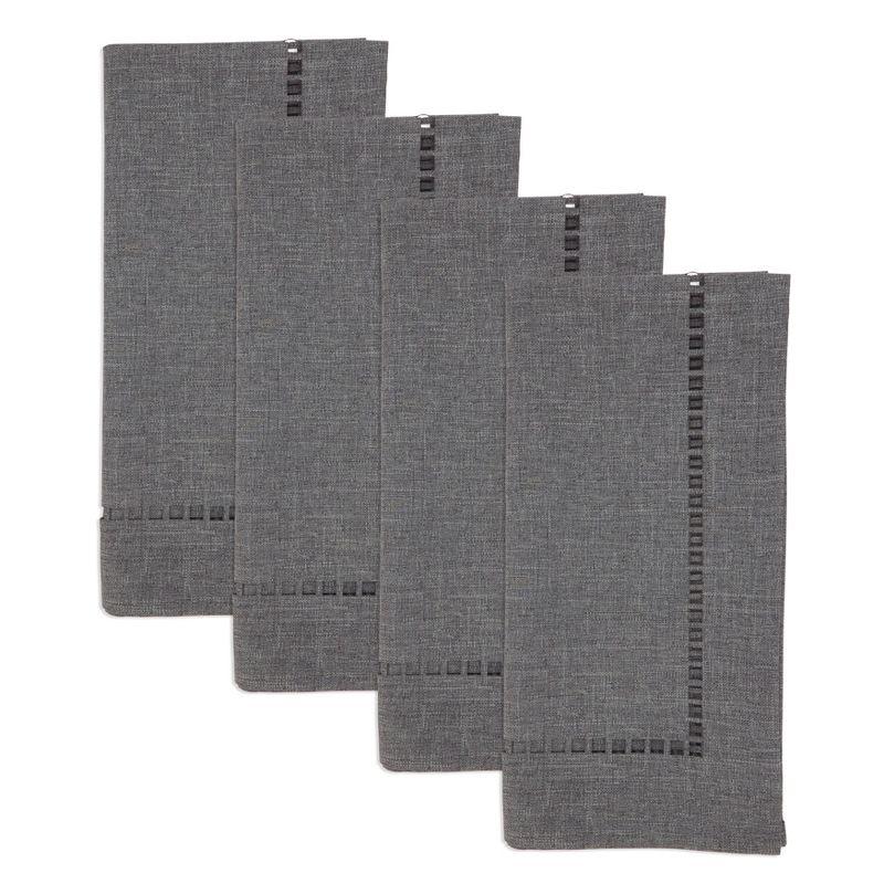 Saro Laser-Cut Hemstitch Napkin (Set of 4)