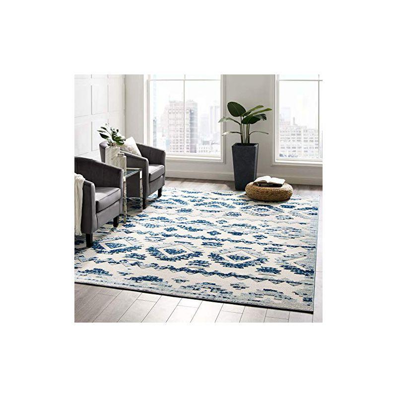 Modway Modway Reflect Contemporary Abstract Diamond Indoor and Outdoor Area Rug