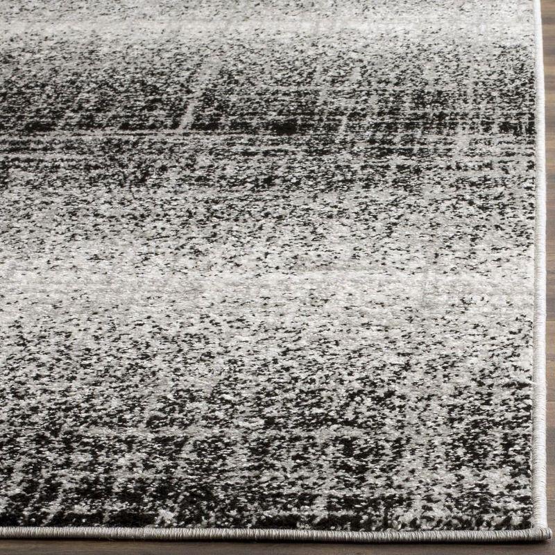 Adirondack ADR116 Machine Made Indoor Accent Rug - Silver/Black - 3'x5' - Safavieh