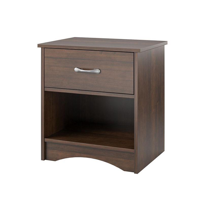 Ameriwood Home Jerry Hill Nightstand with Drawer, Cherry Oak