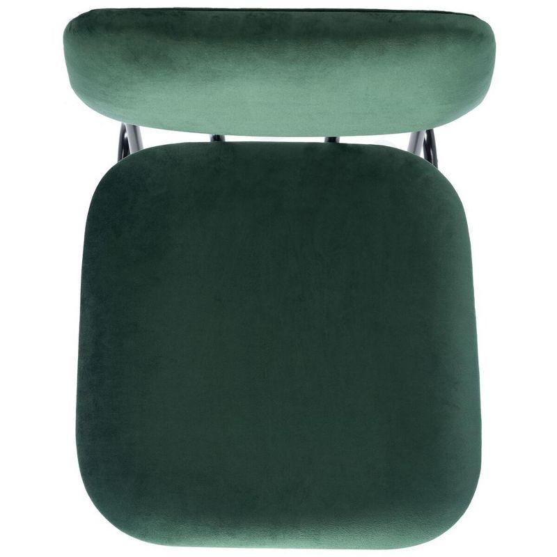 Chavelle Side Chair - ACH6205 - Set of 2 - Malachite Green/Black - Safavieh