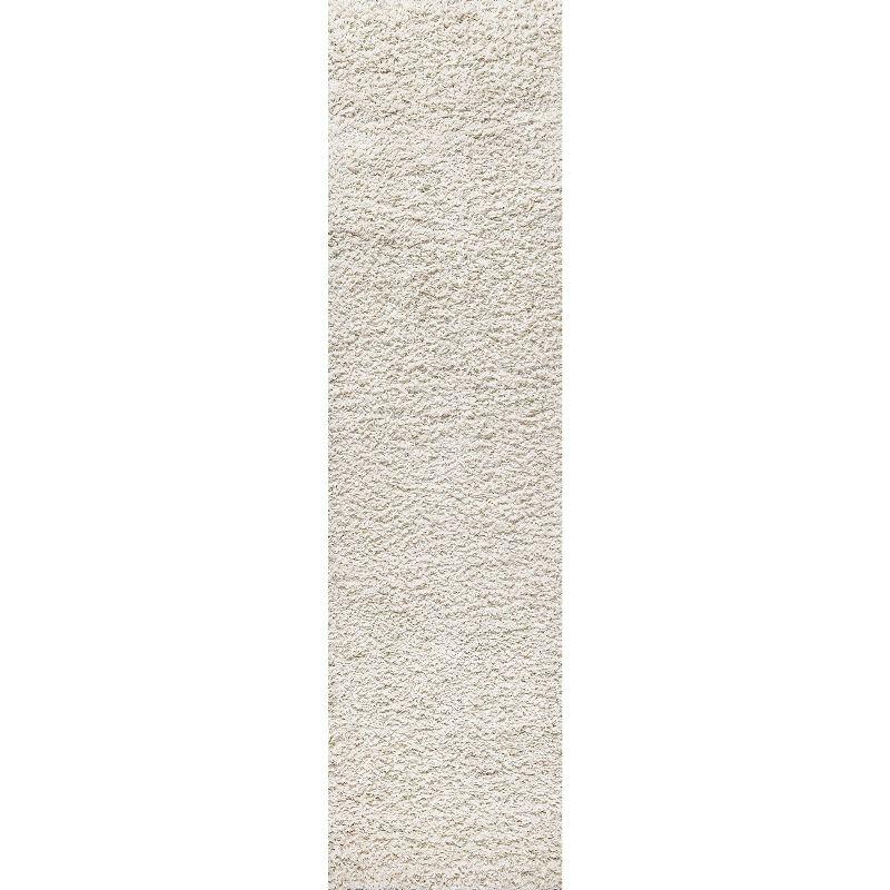 Mercer Shag Plush Tassel Moroccan Diamond Area Rug - JONATHAN Y