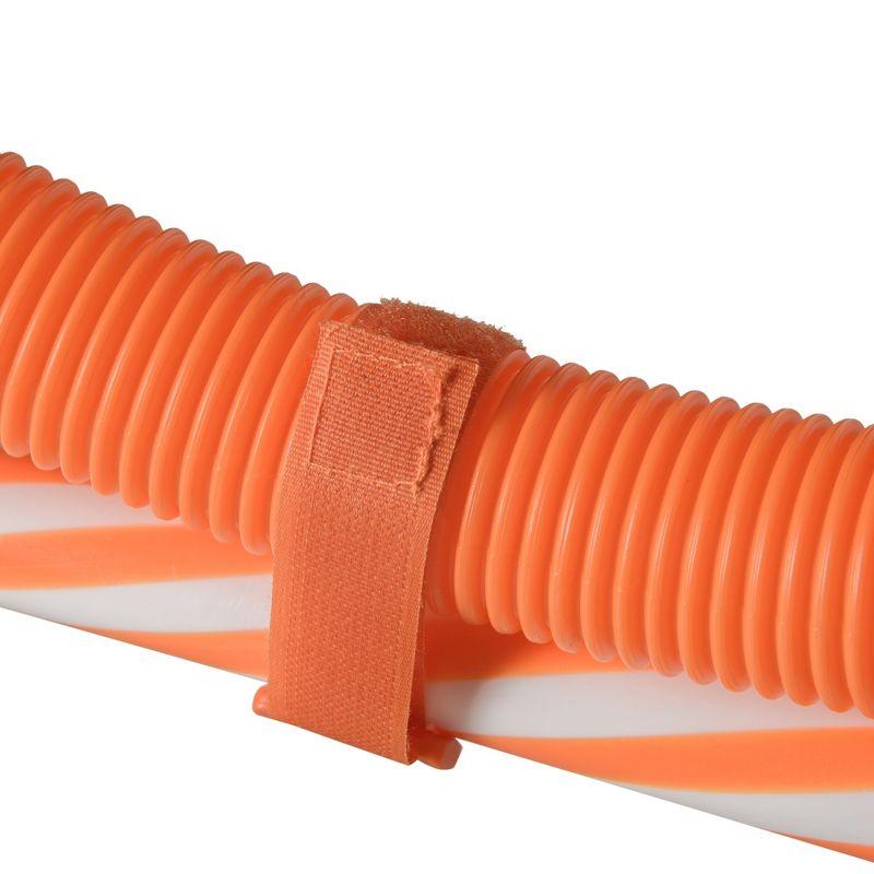 PawHut 6 Piece Dog Agility Training Equipment with Hurdle Bag and Whistle, Orange and White