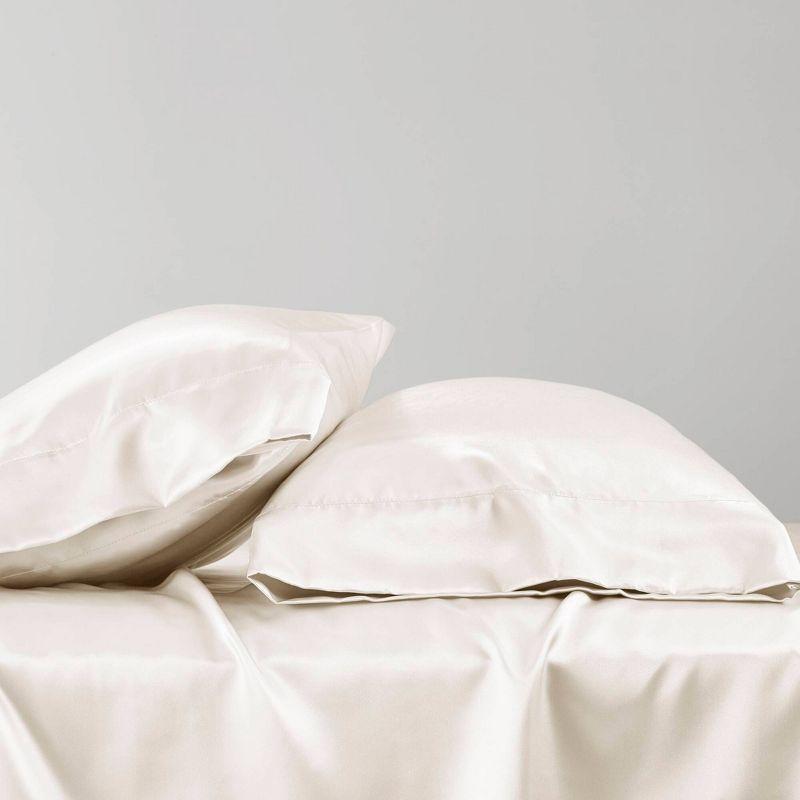 Madison Park Essentials Satin Luxury 2PC Pillowcases (Set of 2)