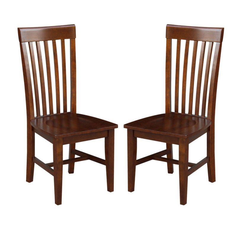 Set of 2 Tall Mission Chairs - International Concepts