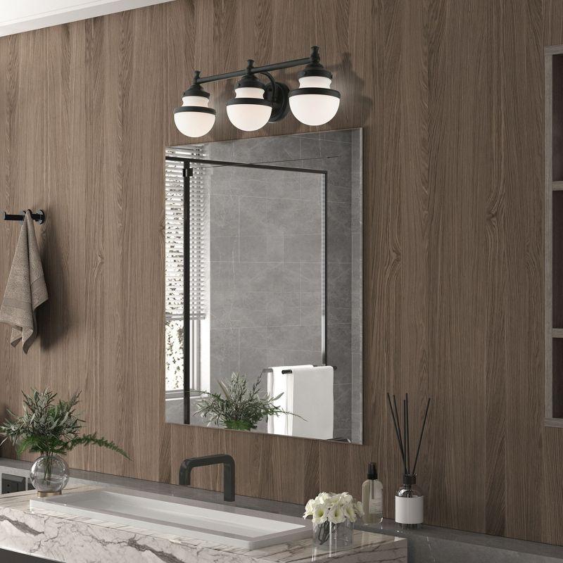 Livex Lighting Oldwick 3 - Light Vanity in  Black