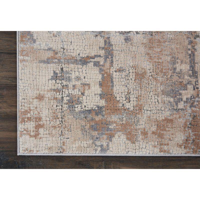 Nourison Rustic Textures Contemporary Indoor Area Rug Beige/Grey 3'11" x 5'11"