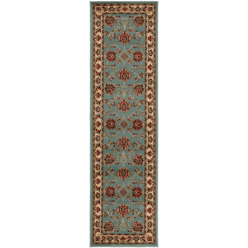 Lyndhurst LNH555 Power Loomed Runner Rug - Blue/Ivory - 2'3"x8' - Safavieh