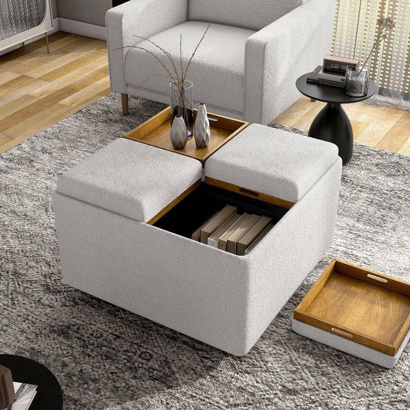 Lanla Upholstered Ottoman