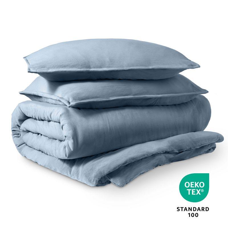 Washed Duvet Cover & Sham Set  – Extra Soft, Easy Care by Bare Home