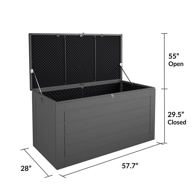 Cosco Outdoor Patio Deck Storage Extra Large Box 180 Gallons