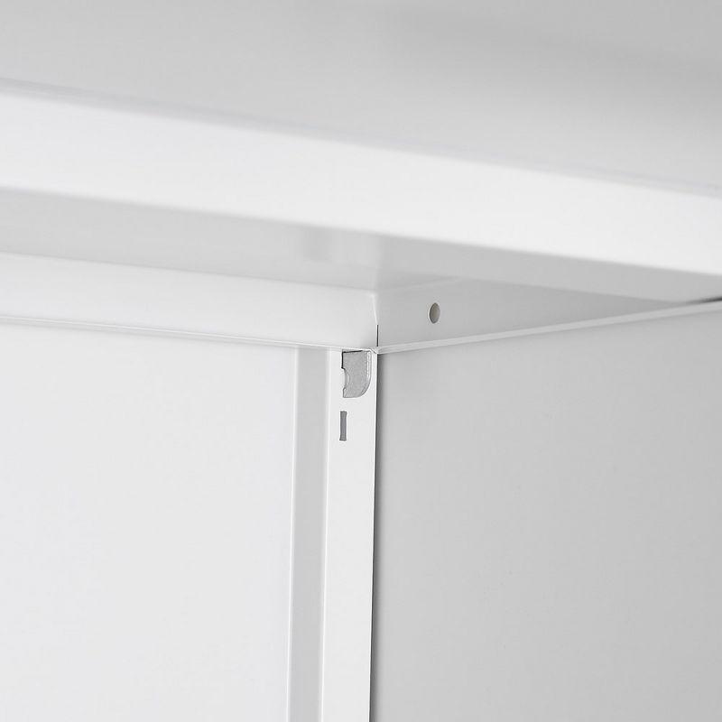 Office furniture Copier Cabinet White 2 door steel copier stand mobile pedestal file Printer Stand