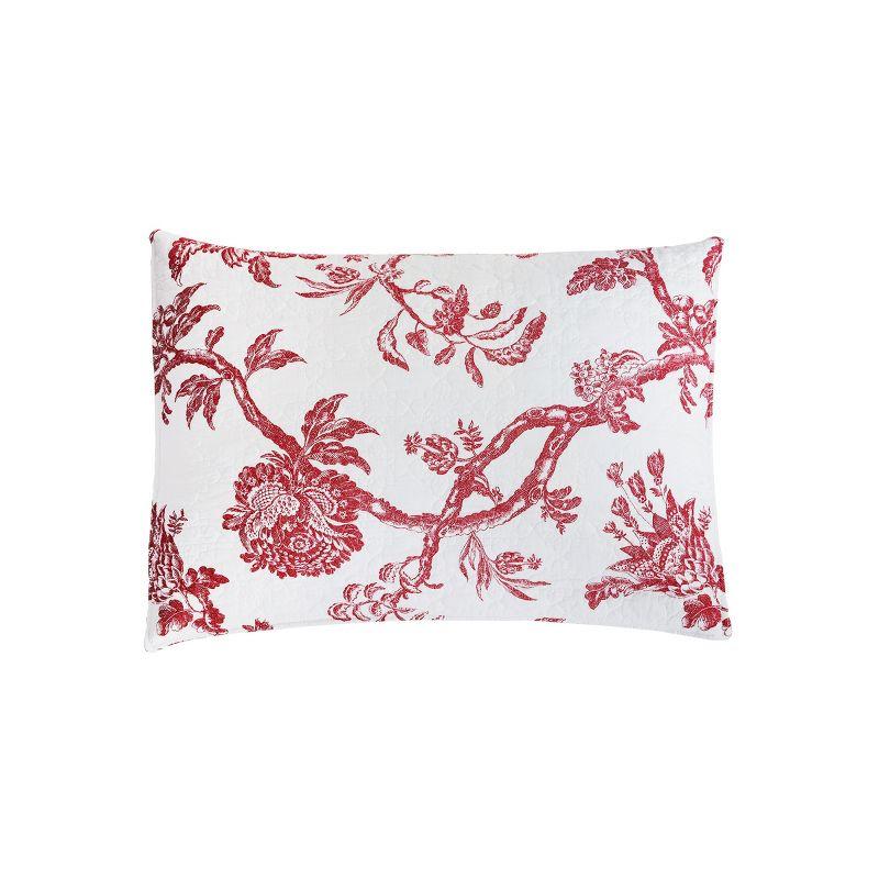 C&F Home Colonial Williamsburg Arcadia Red King Quilt Set