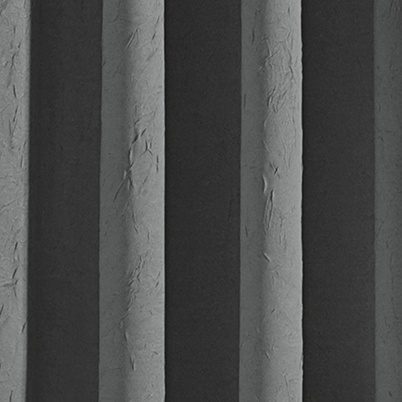 1pc 50"x132" Light Filtering Lenox Window Curtain Panel Gray - Window Curtainworks: Polyester, Grommet Top, Room Darkening