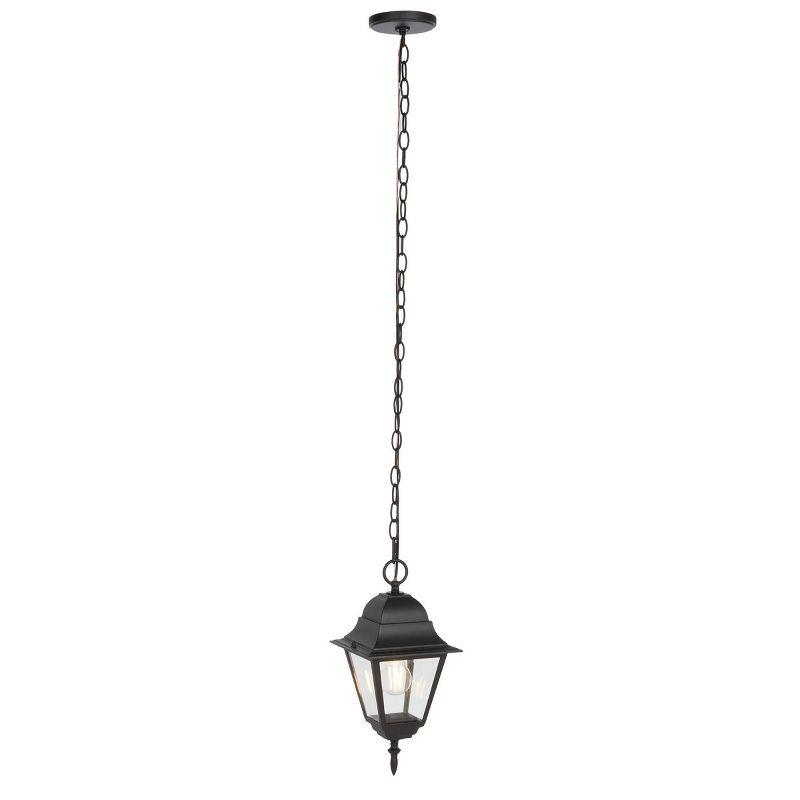 Rhion Outdoor Pendant - Black - Safavieh.