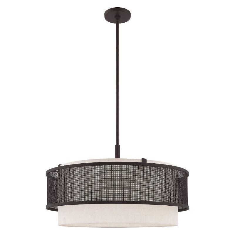 Livex Lighting Braddock 4 - Light Chandelier in  Bronze