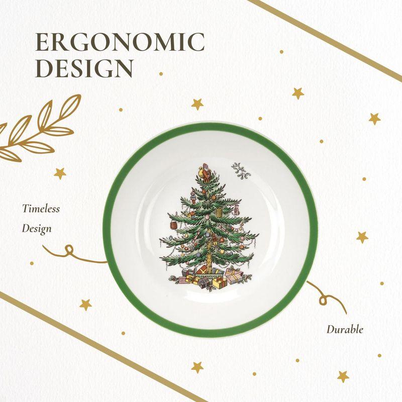 Spode Christmas Tree Bread & Butter Plate (Set of 4)