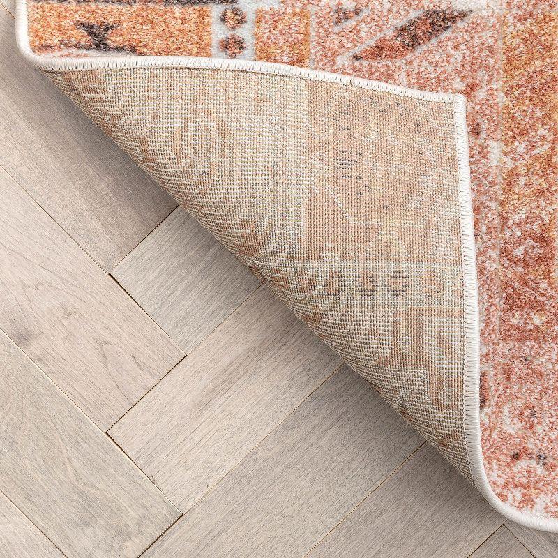 Well Woven Adilah Distressed Bohemian Patchwork 2'7" x 9'10" Runner Rose Pink Area Rug
