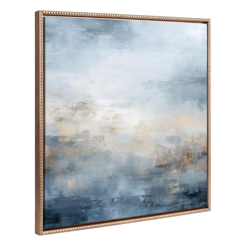 Kate & Laurel All Things Decor 30"x30" Sylvie Tonal Framed Canvas by The Creative Bunch Studio