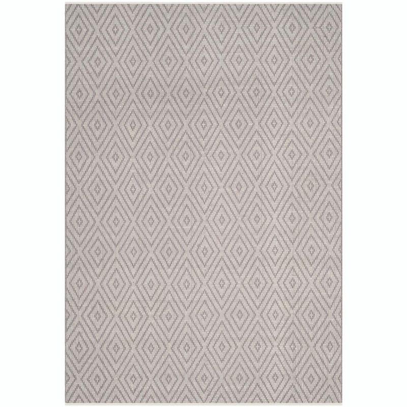 Montauk MTK811 Hand Woven Indoor Area Rug - Grey/Ivory - 5'x8' - Safavieh.