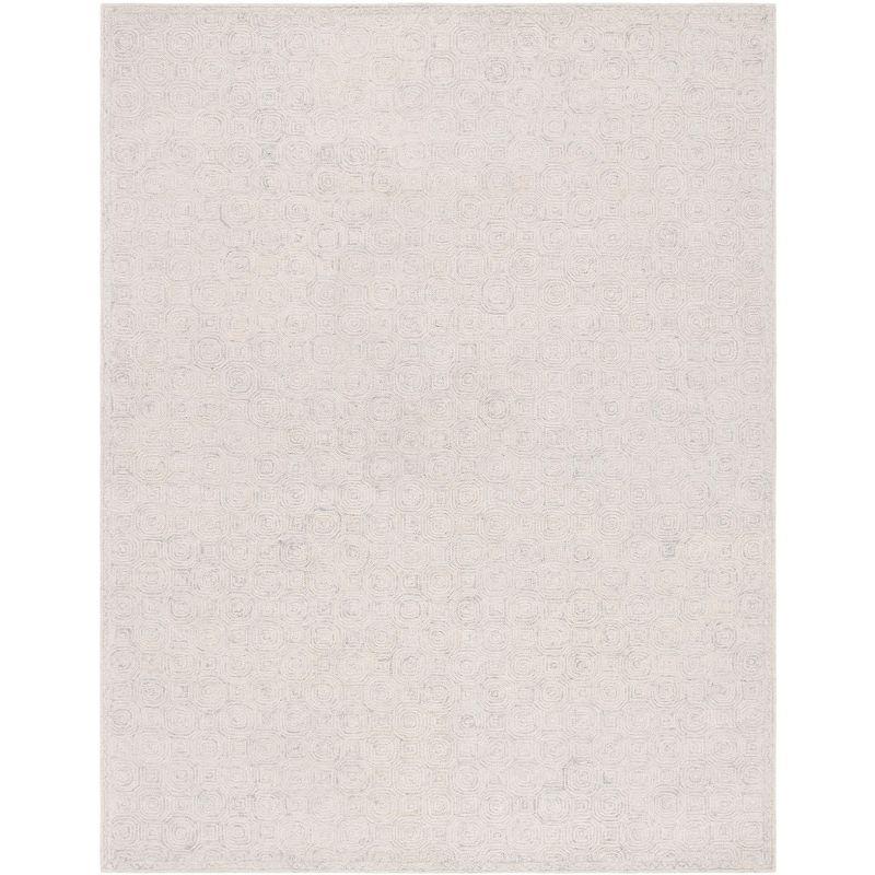 Micro-Loop MLP527 Hand Tufted Area Rug - Silver/Grey - 8'9"x11'9" - Safavieh.