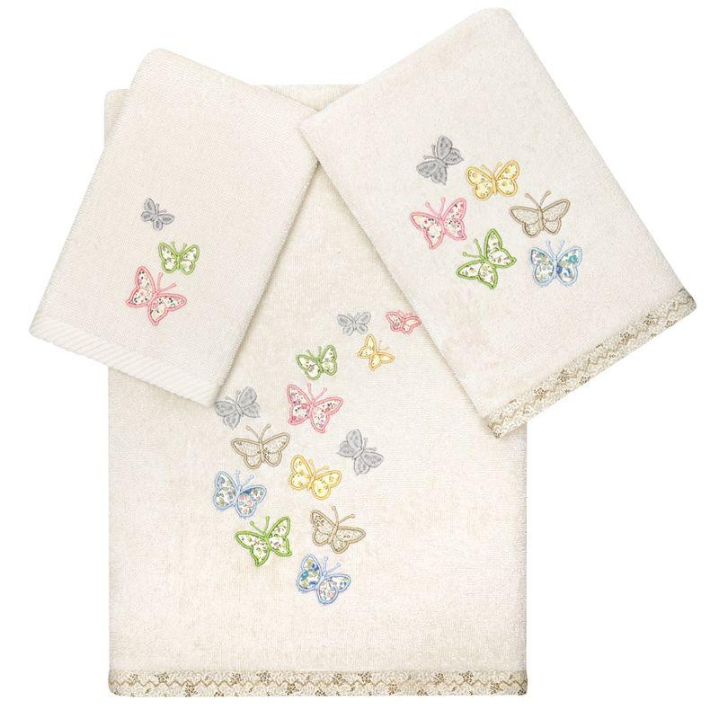 Linum Home Textiles 3 Piece 100% Turkish Cotton Towel Set