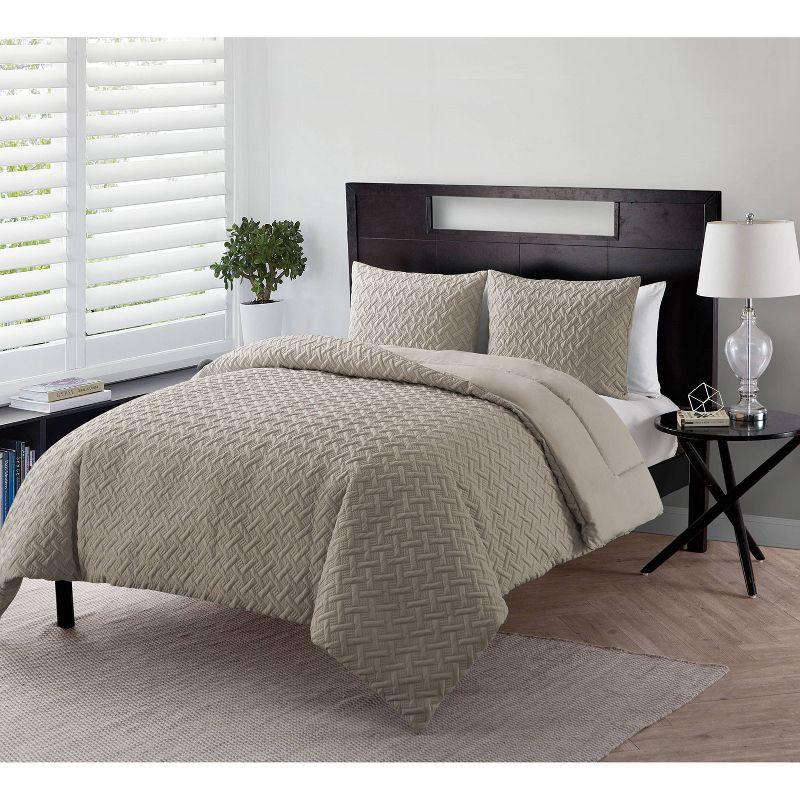 Nina II Embossed Comforter Set