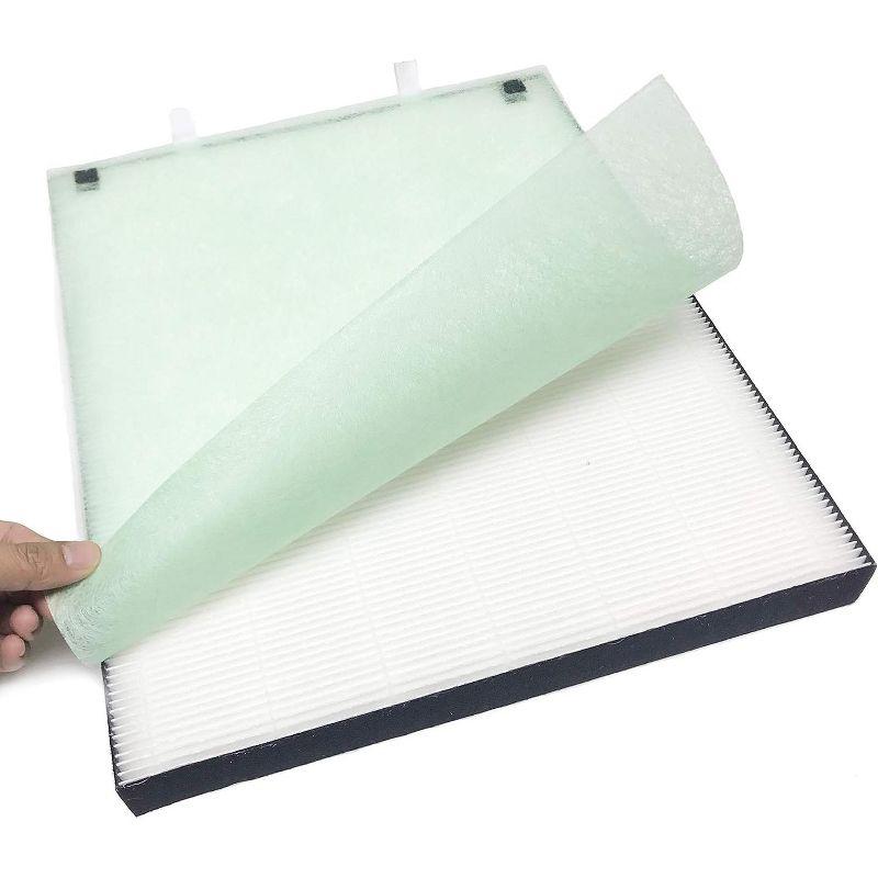 Nispira True HEPA Filter Replacement Compatible with Bissell Air400 Air Purifier Part 2521, 1 Pack