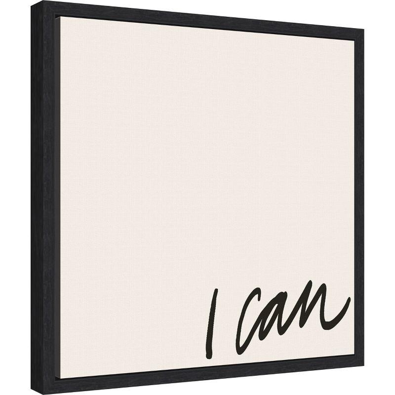 Amanti Art Can Will I by Anna Hambly Canvas Wall Art Print Framed 16 x 16-in.