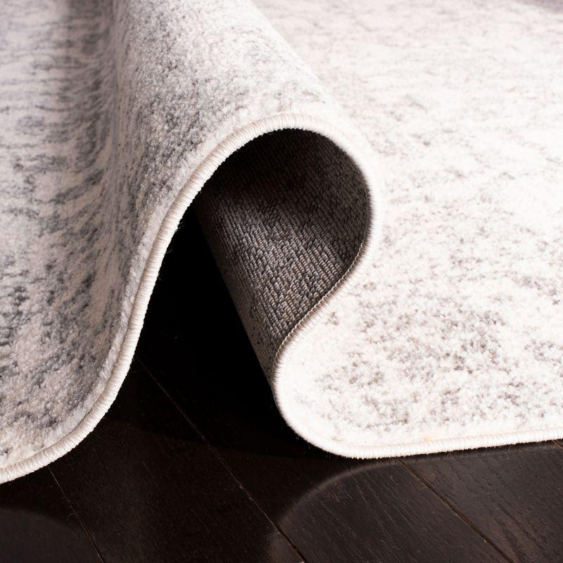 Madison MAD603 Power Loomed Indoor Area Rug - Silver/Ivory - 5'3"x7'6" - Safavieh