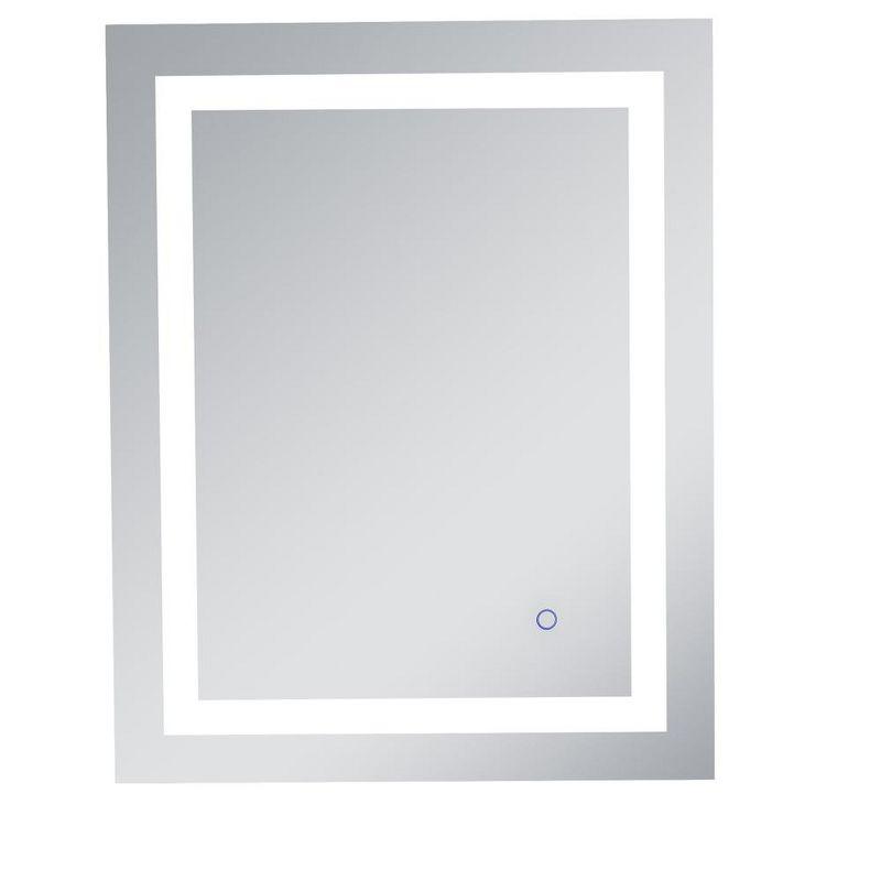 Elegant Lighting Helios 24in x 30in Hardwired LED mirror with touch sensor and color changing temperature 3000K/4200K/6400K