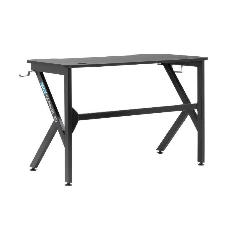 SD Gaming Saga PC Gaming Desk with Charging Hub