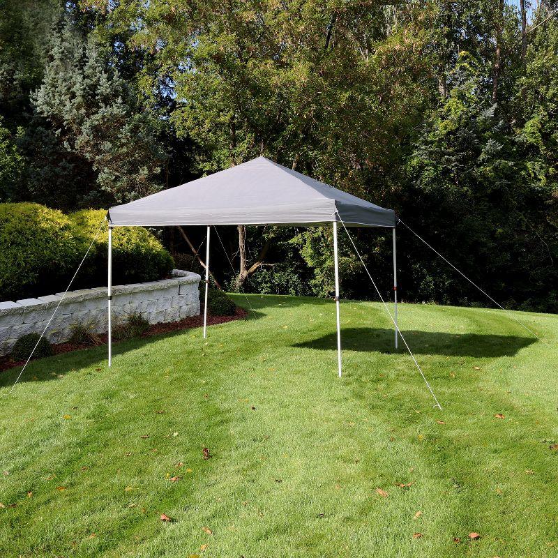 10 Ft. W x 10 Ft. D Metal Pop-Up Canopy