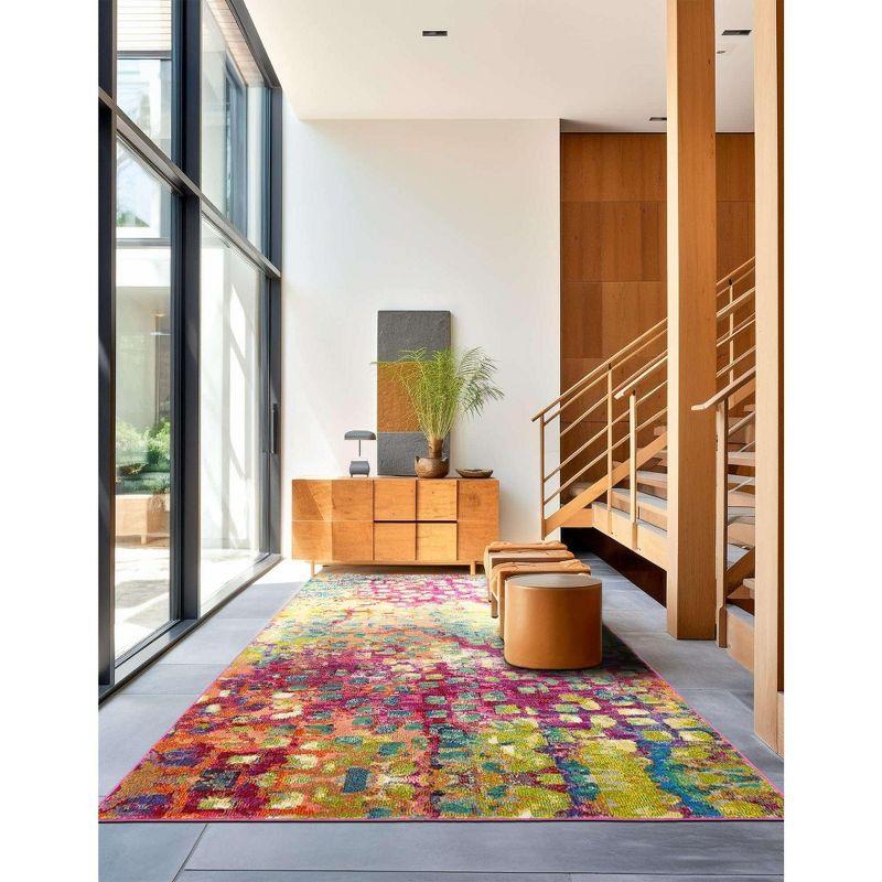 Unique Loom 8' 0 x 10' 0 Jardin Ivy Multi Area Rug