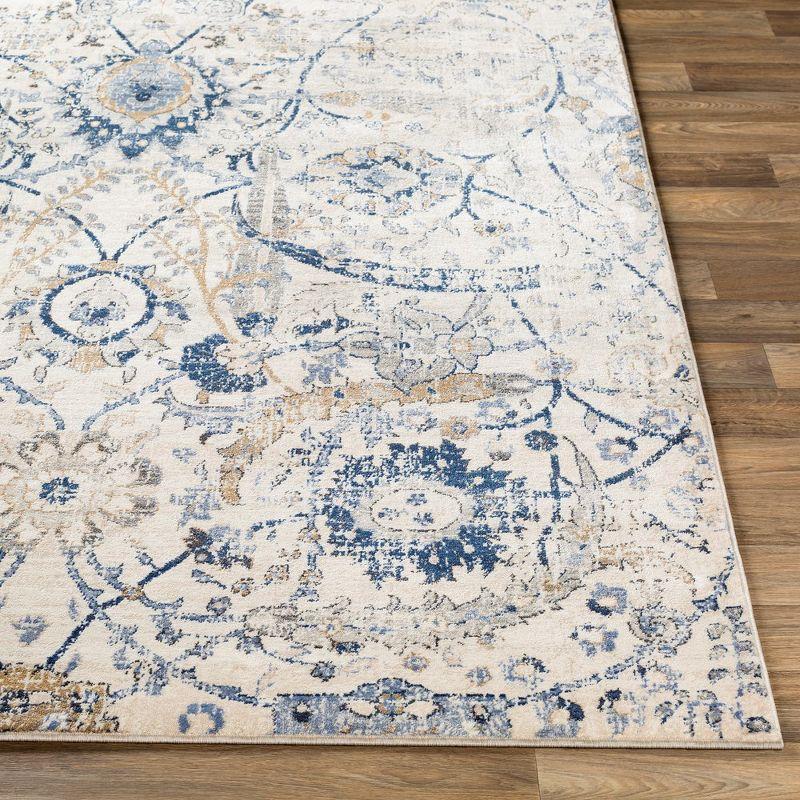 Livabliss Indigo 5'3"x7'3" Rectangle Woven Indoor Area Rugs Denim