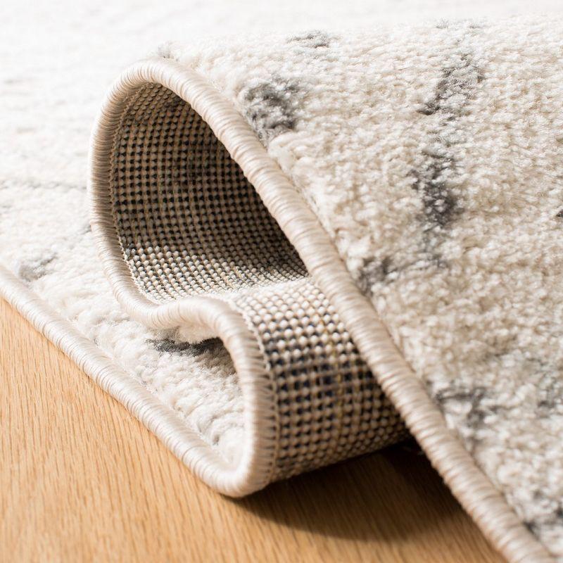 Tulum TUL267 Power Loomed Area Rug - Ivory/Grey - 9'x9' - Safavieh.
