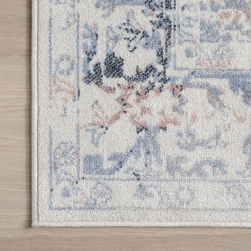 Nuloom Everlee Faded Persian Machine Washable Indoor Area Rug