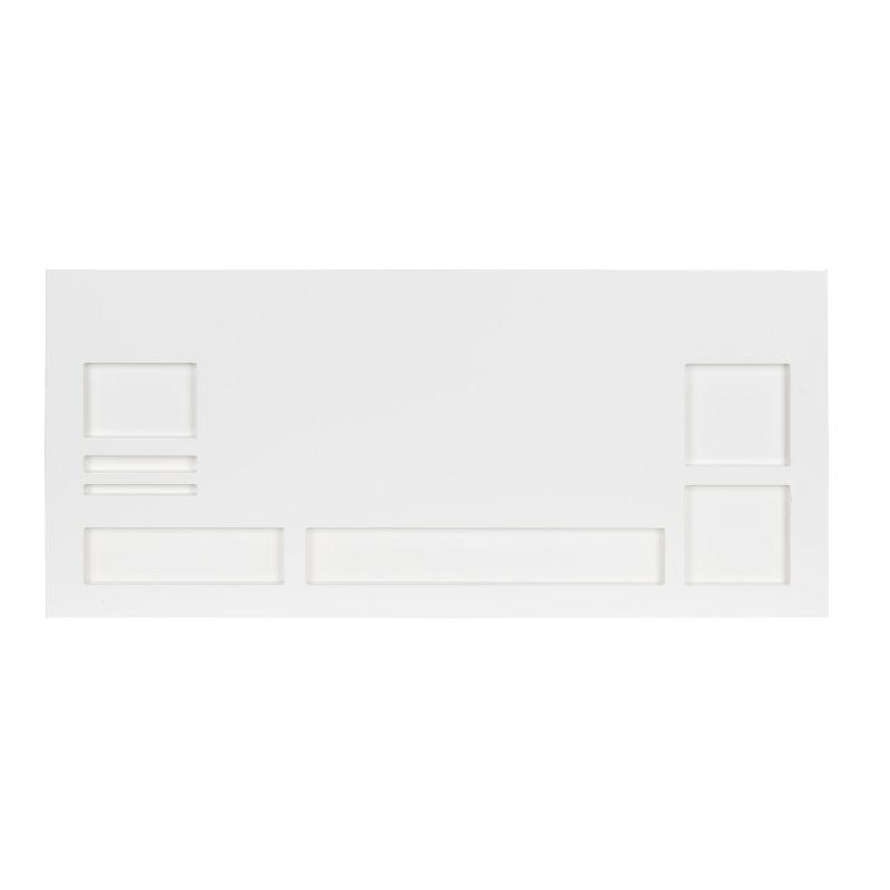 Kate and Laurel Briggs Rectangle MDF Computer Stand, 26x12x4, White