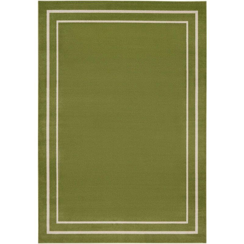 Nourison Essentials Bordered Indoor Outdoor Area Rug