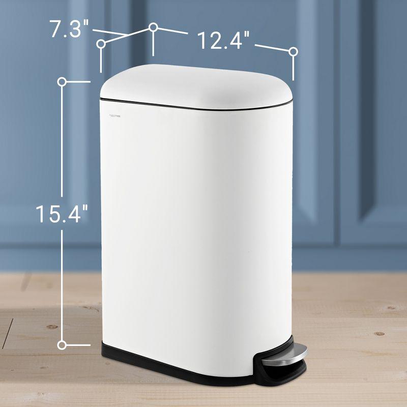 happimess Roland Steel Step On Trash Can & Reviews | Wayfair
