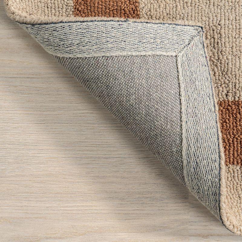 Arvin Olano x Rugs USA Gino Two-Tone Bordered Wool Area Rug