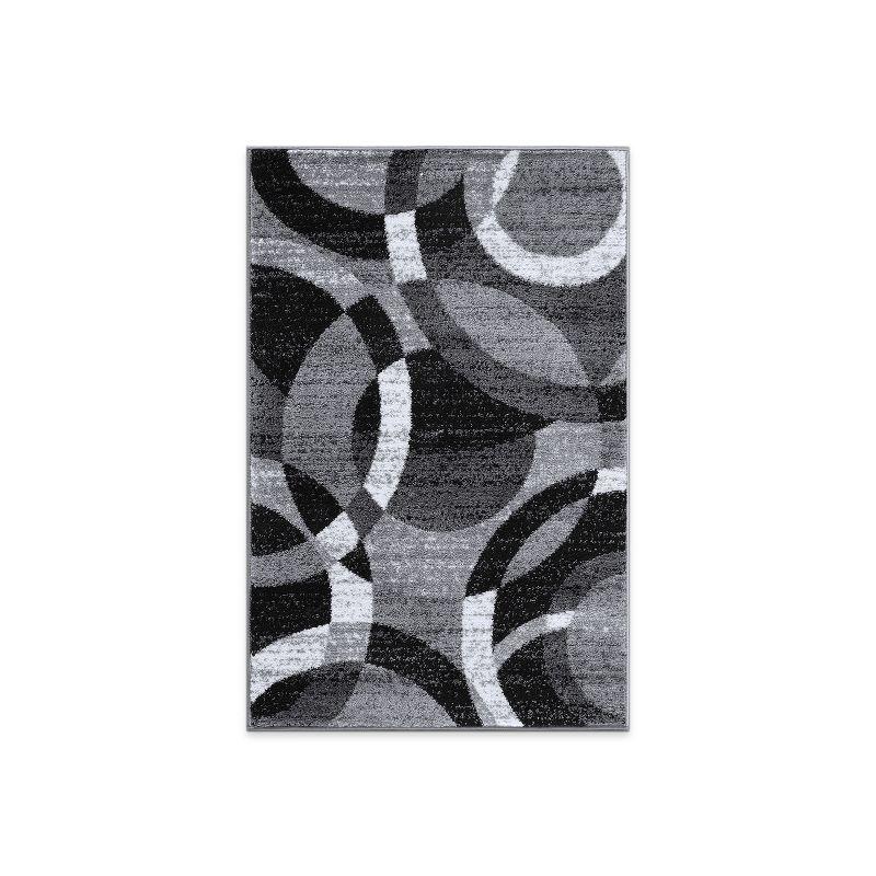 World Rug Gallery Geometric Circles Area Rug